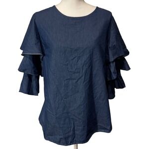 Touch Me Denim Chambray Top – Women's‎ M